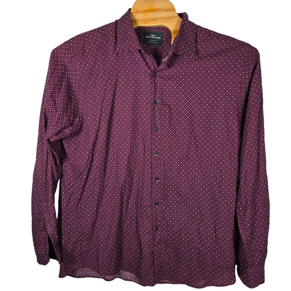 Rodd & Gunn Button Up Dress Shirt Sports Fit 2XL Men's Woven in Italy Long Sleev - Picture 2 of 7